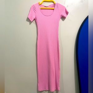 Pink Primark Cares bodycon dress, size 2👗